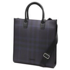 Burberry Vertical Tote Bag Navy Blue Denny PT NCE